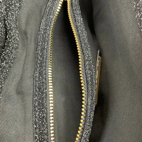 Rachel Zon Black Purse with Gold Chain - Picture 9 of 13